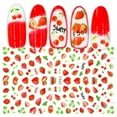 thumbnail image 1 of FunieSuper Thin 3D English Letters Animal Fruit Leaf Nail Sticker Adhesive Decoration, 1 of 7