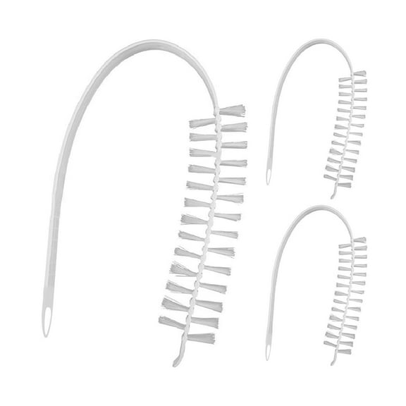 Front Load Washer Cleaning Brush With Nylon Bristles 360 Degree Flexible Design For Radiator And Drum Machine Interior 2 Pack