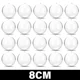 thumbnail image 1 of Bolas de adornos navideños transparentes, bolas huecas de plástico rellenables para hacer tú mismo, colgantes para árbol de Navidad, fiestas de bodas, regalos de decoración para el hogar, 1 of 6