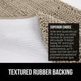 thumbnail image 6 of GORILLA GRIP Ultra Absorbent Grippy Doormat for Muddy Dog Paws, 36x24 Machine Washable Soakstopper Rugs Cleaner Floors, Bed Mat for Dirty Dogs, Indoor Entrance Door Rug Pet Bed Mats Beige, 6 of 10