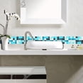 thumbnail image 1 of 19 piezas PVC mosaico azulejo pared pegatina azulejos calcomanías pegatina cocina decoración, 1 of 6