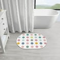 thumbnail image 4 of Colorful Dots Bath Mat Polka Diatomaceous Earth Bathroom Rugs Absorbent Stone Bath Mat Fast Drying Shower Rug Non Slip Doormat 15.7" x 23.6", 4 of 6