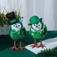 thumbnail image 3 of CUITING Easter Birds Ornaments  Easter Decorations  3D Bird Figurines Cute Floral Plush Birds Doll  Inseparable Birds Spring Table Decor Animals Garden Statue Party Favors Gifts for Windo, 3 of 6