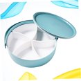 thumbnail image 3 of unbranded Azul Para Aperitivos Y Snacks Con Dividido Resistente Y Duradero, 3 of 8