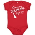 thumbnail image 3 of Inktastic Someone in Delaware Loves Me Boys or Girls Baby Bodysuit, 3 of 5