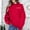 Red, variant on Holzkary Hoodies for Women Oversized Sweatshirts Initial On Sleeve Anniversary Year Hoodie Valentines Day Fall Fashion Outfits 2025 Casual Sweaters Tops Workout Winter Clothes Beige L