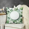 thumbnail image 2 of Spring Eucalyptus Leaves Pillow Covers  Watercolor Green Plants Decorative Throw Pillow Cases Soft Velvet Square Cushion Covers for Sofa Couch Car Bedroom Home Decor, 2 of 5