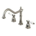 thumbnail image 1 of Kingston Brass KB1798BPLLS 8" to 16" Widespread Kitchen Faucet Less Sprayer, SN, 1 of 1