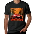 thumbnail image 2 of Wuche Car art color supercar painting picture racing, shirt short sleeved design art display, T-shirt children's gift casual breathable men, women, boys and girls Black, 2 of 4
