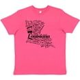 thumbnail image 3 of Inktastic Louisiana Word Salad Youth T-Shirt, 3 of 5