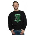 thumbnail image 2 of Harry Potter Mens Slytherin Toon Crest Sweatshirt, 2 of 3