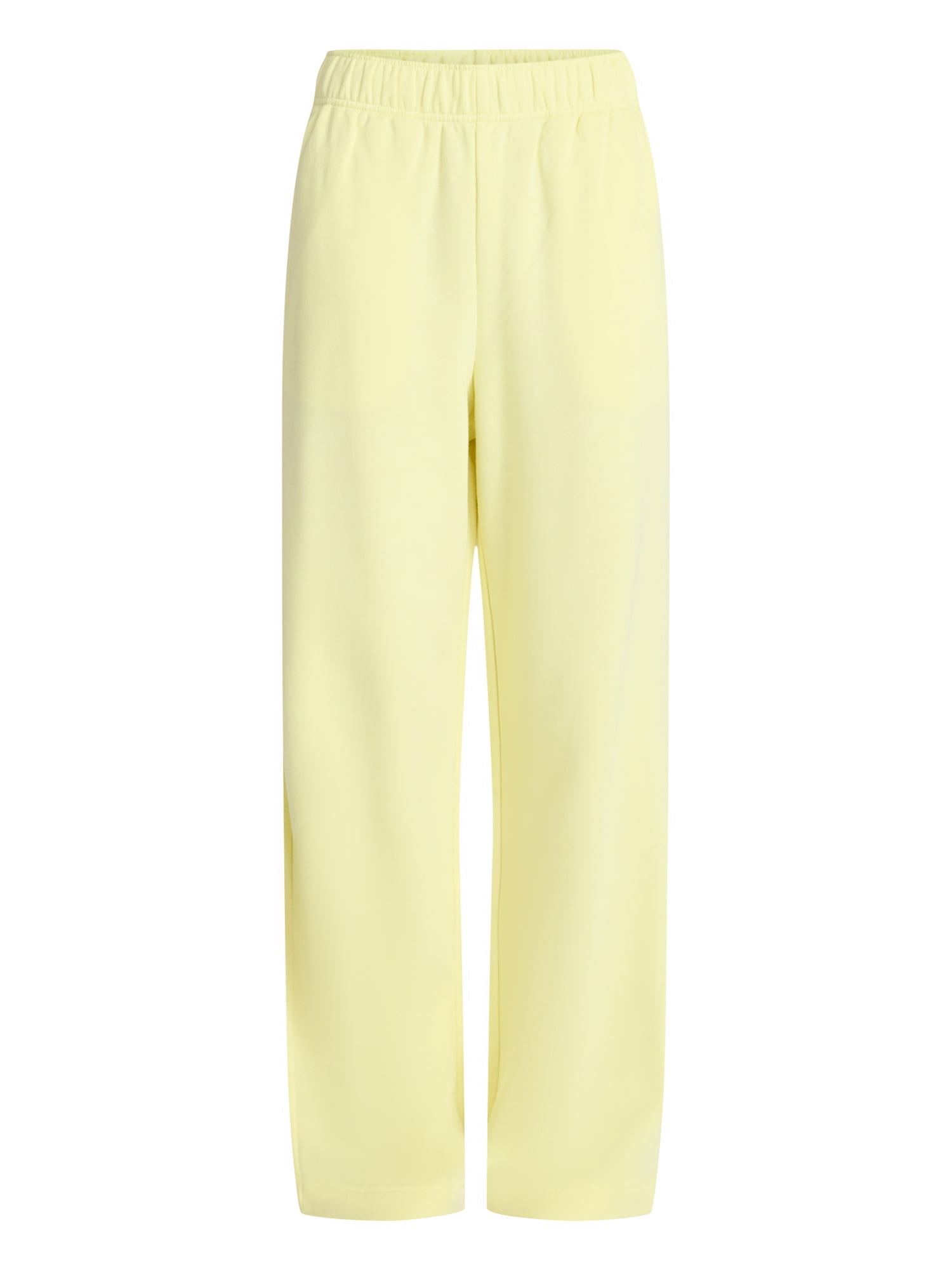 No Boundaries Soft Fleece Wide Leg Pants, 30” Inseam, 1 or 2-Pack, Women’s XXS-4X