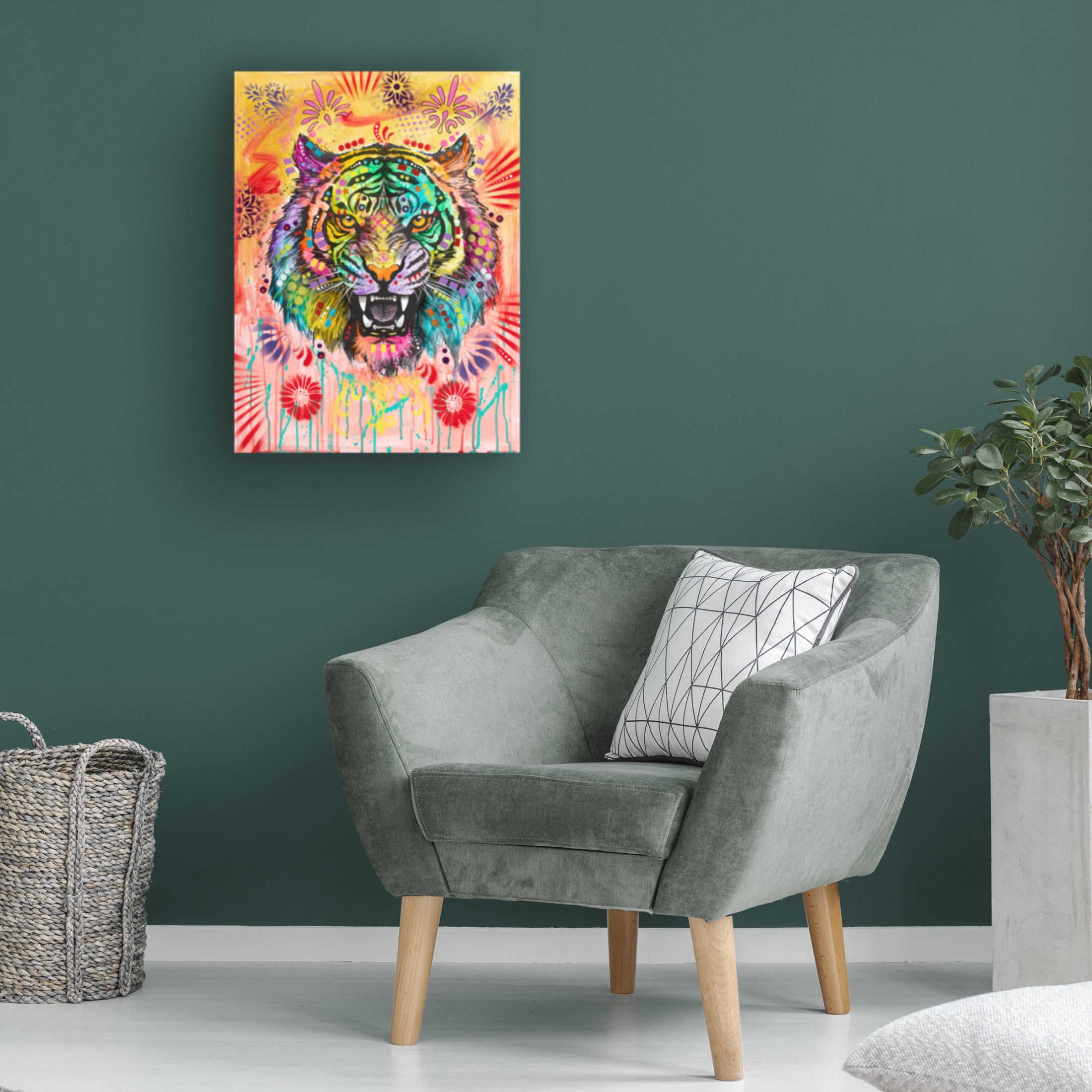 Canvas Wall Art - Dean Russo- Exclusive 'Intimidation' Wall Art for Living Room, Bedroom, or Office Décor by Trademark Fine Art - 35 x 47 Inches