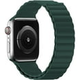 thumbnail image 2 of Magnetic Silicone Loop Band Compatible with Apple Watch Bands 38mm 40mm 41mm 42mm 44mm 45mm, Adjustable Loop Strap Soft Silicone Sport Wrist Band for Apple Watch Series 7 45 mm Series SE 6 5 4 3 2 1, 2 of 8