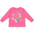thumbnail image 3 of Inktastic I Am 4 Years Old Birthday with Mermaid Girls Long Sleeve Toddler T-Shirt, 3 of 5