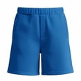 thumbnail image 6 of Liyamei Boys Solid Color Athletic Shorts with Elastic Waist for Summer Play Size 5-14,Blue, 6 of 6