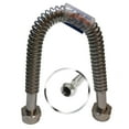thumbnail image 3 of 24" X 1" FIP Heavy Duty Durable Stainless Steel Corrugated Water Flex Connector W/Extra Thick Washers/Ideal for Water Heater and Water Softener, 3 of 4