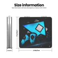 thumbnail image 3 of Qekee Geometry Dash Print Compact Makeup Mirror Folding Mini Pocket Mirror Portable Hand Mirror Double-Sided 2 x 1x Magnification for Woman Girls-Square, 3 of 9