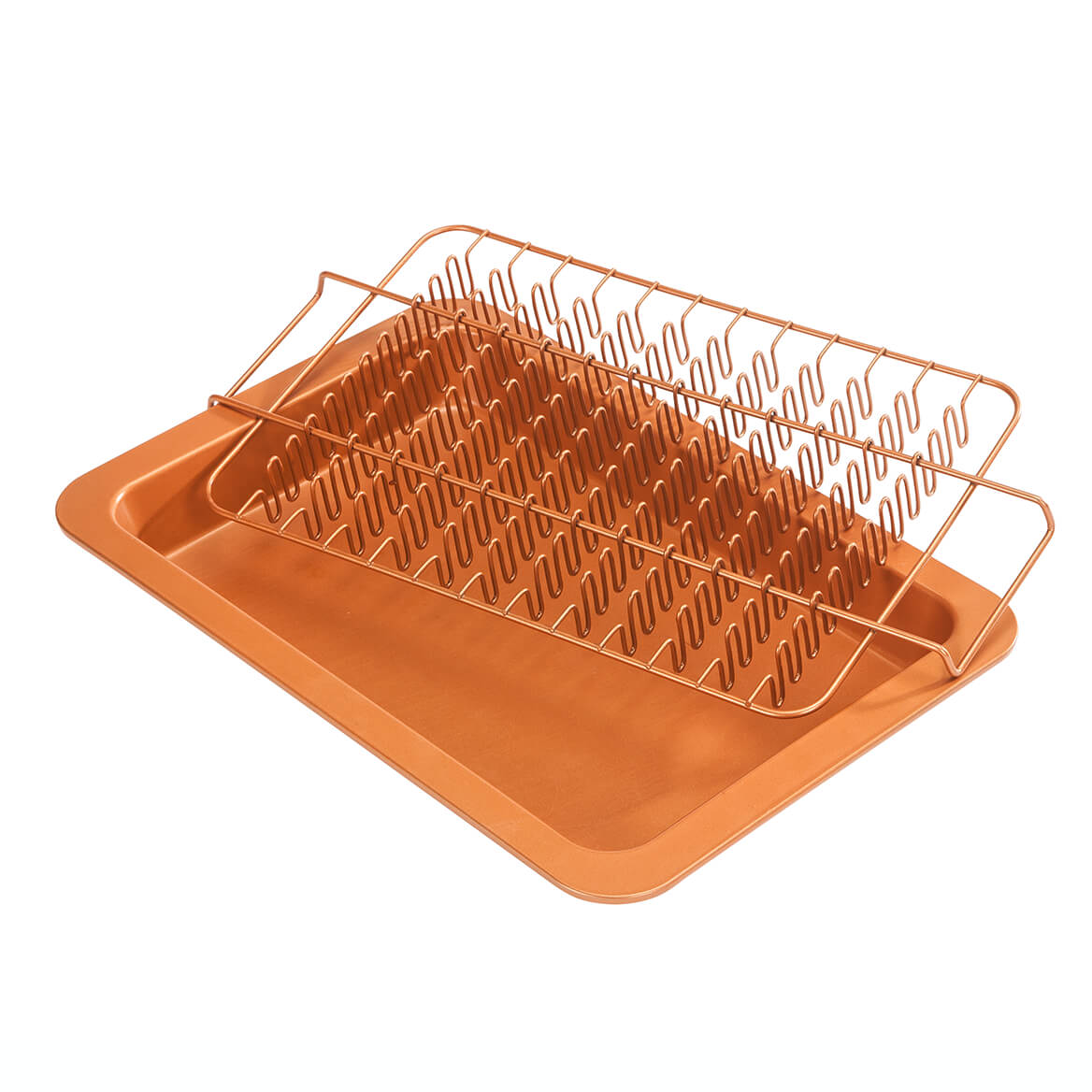 Copper Ceramic Bacon and Roasting Set by HomeStyle Kitchen