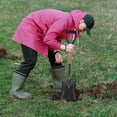 thumbnail image 6 of Raindrops Wooden Handle Iron Shovel 1Pc Multi-Purpose Gardening and Snow Shovel for Winter Outdoor Use, 6 of 7