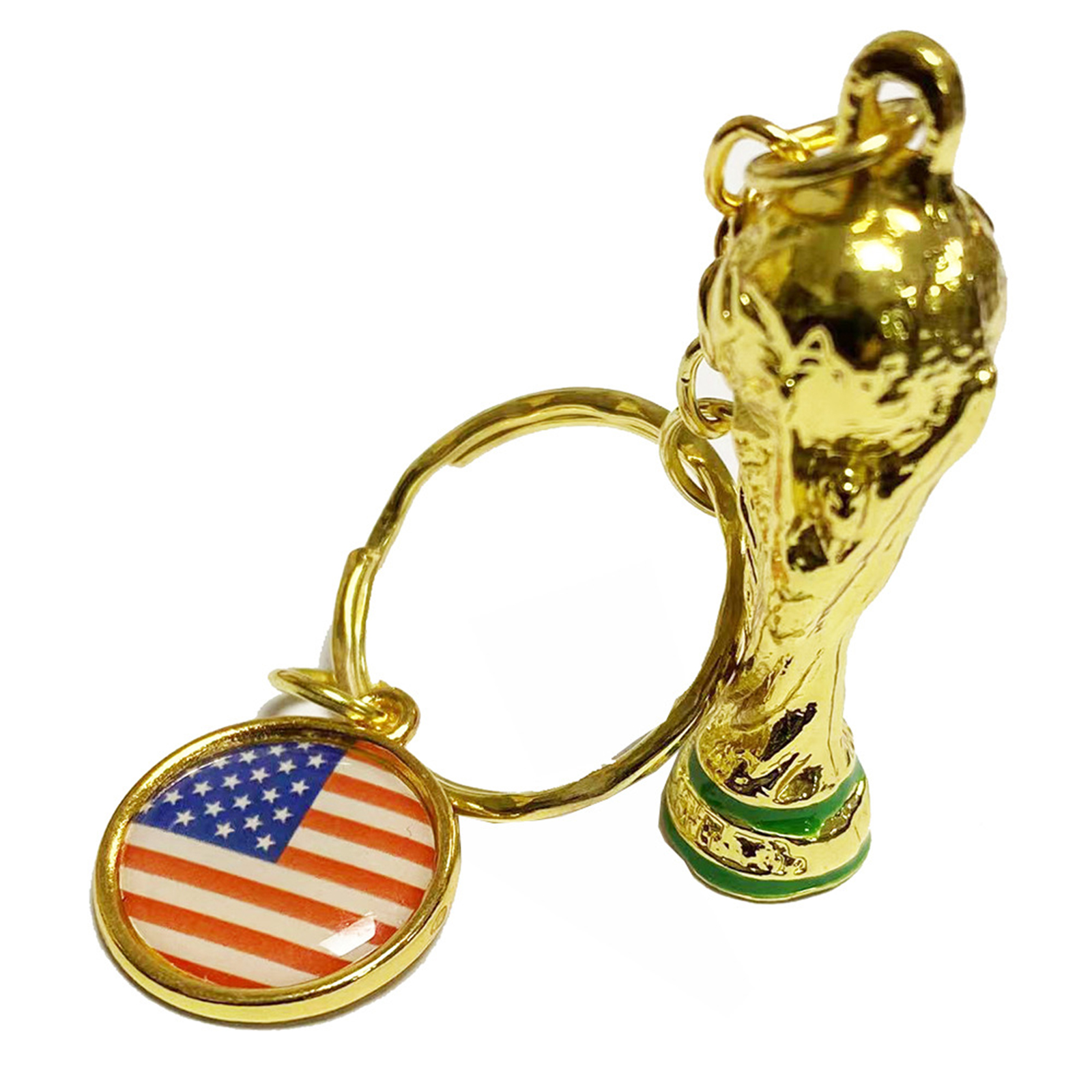 Buy Doolland 2022 Qatar World Cup Trophy Keychain，Top 32 Football