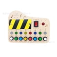 thumbnail image 1 of Juguete de educación temprana LED Switch Busy Board para niños, 1 of 5