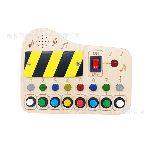 Juguete de educación temprana LED Switch Busy Board para niños