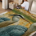 thumbnail image 2 of FCXZI Lightweight Birds Marsh Art Nouveau Fashion Blanket - Cozy Multi-Purpose Gift 50*60in, 2 of 7
