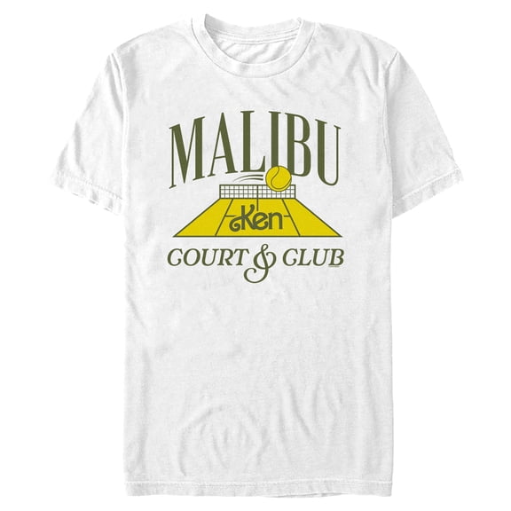 Mens Barbie Malibu Ken Court Club T Shirt