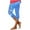 Blue, variant on Lovzfmll Women's High Waisted Capris, Comfort Stretchy Yoga Pants, Printed Slim Fit Cropped Leggings, Fall Fashion Outfits 2025