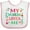 White and Pink, variant on Inktastic Mamaw Loves Me Girls Apparel Girls Baby Bib