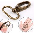 thumbnail image 4 of 40 Uds. De hebilla de Metal trideslizante + anillos en forma de D + ganchos giratorios + botones de costura magnéticos, accesorios Diy para cinturón, mochila, bolsas artesanales, 4 of 5