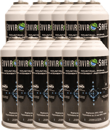 SUV Industrial R134a Universal Replacement Refrigerant, Multi-pack Case of 12 Cans, R134, R-134a
