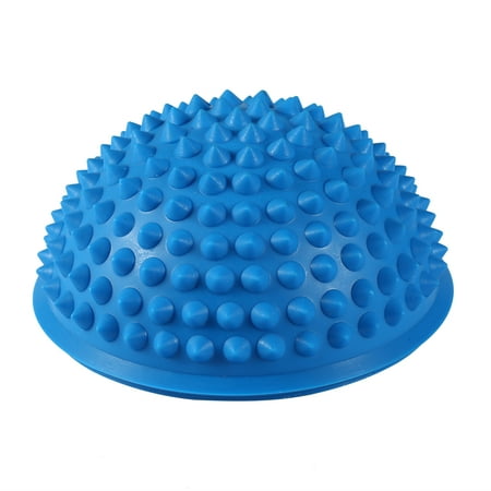Yosoo 5 Colors Half Round PVC Massage Ball Yoga Balls Fitness Exercise Gym Massager Muscle Pain Relief, Fitness Ball, Yoga