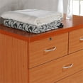 thumbnail image 4 of Hodedah 7-Drawer Chest with Locks on 2-Top Drawers in Cherry, 4 of 7