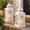 White / 14.8'' / 2 Pc, variant on Lantern Decorative Indoor & Outdoor Large Square Hanging Spring Home Decor Vintmetal Candle Lanterns For Patio Wedding Party Beig