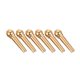 thumbnail image 4 of Lot de 6 chevilles de chevalet de guitare en laiton durables, pièces de rechange et accessoires de réparation, 4 of 4