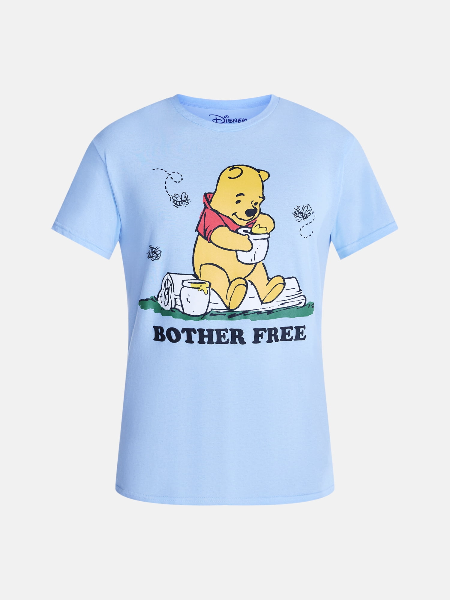 Winnie the Pooh Men's and Big Men's Bother Free Graphic Tee, Sizes S-3XL