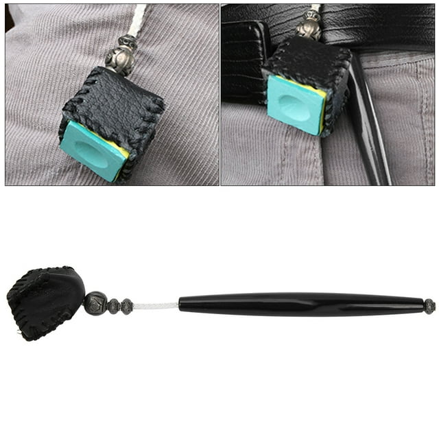 Billiard Chalk Cover, 2 In 1 Cue Pen Billiards Easy To Use Easily Affix Powder For Sport