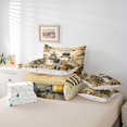 thumbnail image 5 of Homewish Christmas Snowman Child Bedding Comforter Set 7pcs, Dreamy Gold Xmas Tree Queen Bedding Sets, Happy New Year Reversible Queen Sheet Sets, Super Cozy Room Decor, 5 of 7