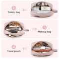thumbnail image 4 of Ruiboury Large-Capacity Toiletries Cosmetic Bag - Suffice Daily With No Loose Thread Sundries Travel Black 1Set, 4 of 6