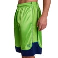 thumbnail image 5 of AND1 Men's and Big Men's All Court Colorblock Short, 11" inseam, up to Size 5XL, 5 of 7