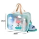 thumbnail image 2 of Bolsa de maquillaje transparente de PVC, impermeable, para cosméticos, grande, transparente, para viaje, organizador de artículos de tocador, estilo 2, 2 of 5