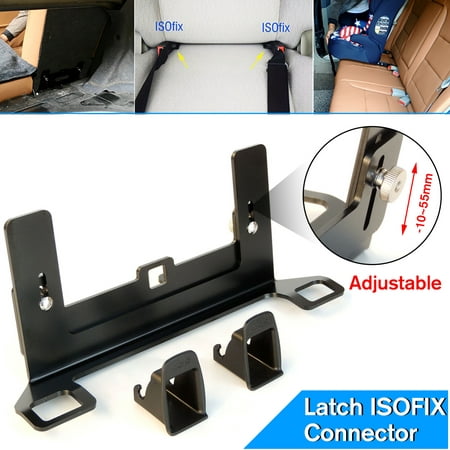 Universal ISOFIX Latch Seatbelt Connector Interface Guide Bracket Car