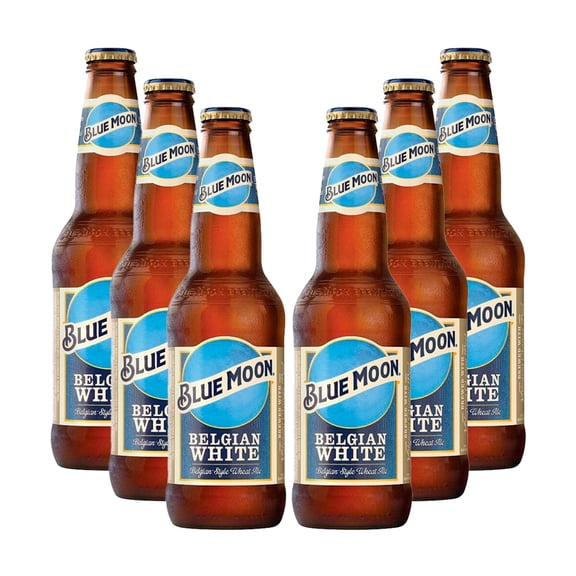 Six Pack Cerveza Blue Moon 355 Ml Blue Moon witbier, cerveza Clara