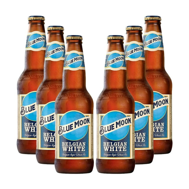 Six Pack Cerveza Blue Moon 355 Ml Blue Moon witbier, cerveza Clara