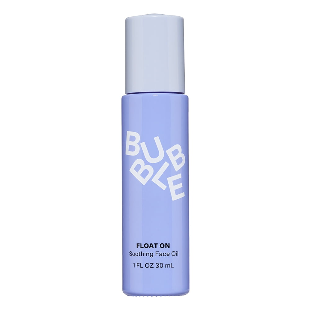 Bubble Skincare Float on Soothing Facial Oil Serum, for All Skin Types, Everyday Care,1 fl oz / 30ml