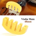 thumbnail image 1 of Violin , Rubber Professional Violin Practice Mute Yellow Claw Shaped  For Violin Silent Playing For Violin Practicing, 1 of 8