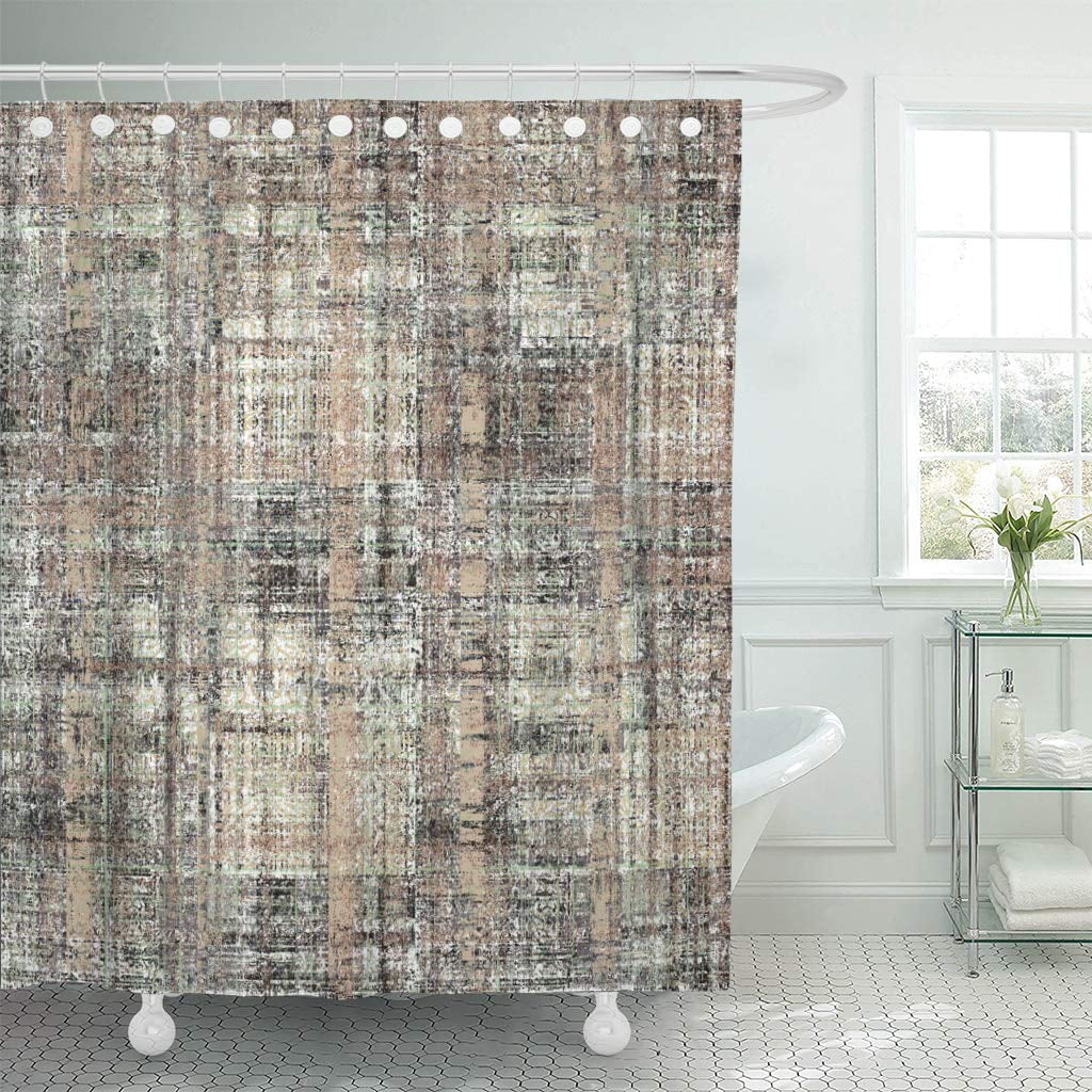 KSADK Colorful Abstract Modern Pastel Tones Grunge Check Tartan Squares