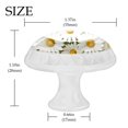 thumbnail image 4 of 4 Pcs Round White Knobs for Kitchen Cabinet Cupboard Dresser Bookcase Daisy Drawer Pulls Handles Home Decor, 4 of 8